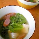 レタスと豆腐の中華スープ☆簡単